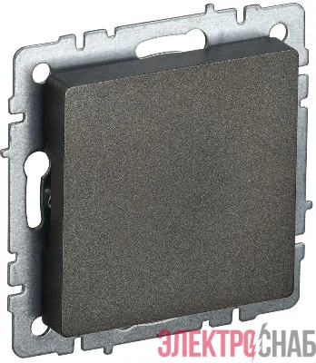 Заглушка c суппортом BRITE МЗ10-БрТБ механизм бронза IEK BR-PL10-K45