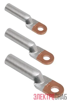 Наконечник медно-алюминиевый DTL(ТАМ)-50мм IEK UNP31-050-08-10