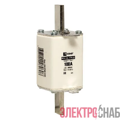 Вставка плавкая ППН-35 250/100А габарит NT1 PROxima EKF fus-35/250/100