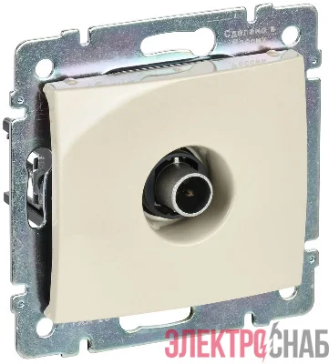 Розетка телевизионная TV СП Valena 1.5дБ 2400МГц с топологией "звезда" механизм сл. кость IEK 774329