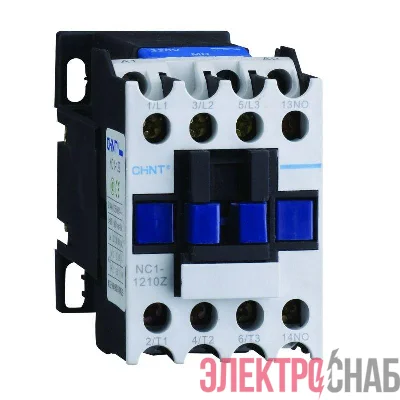 Контактор NC1-1210Z 12А кат. 24В DC 1НО (R) CHINT 221437