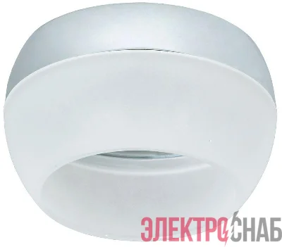 Светильник 4010 накладной потолочный под лампу GX53 хром IEK LT-UPB0-4010-GX53-1-K23