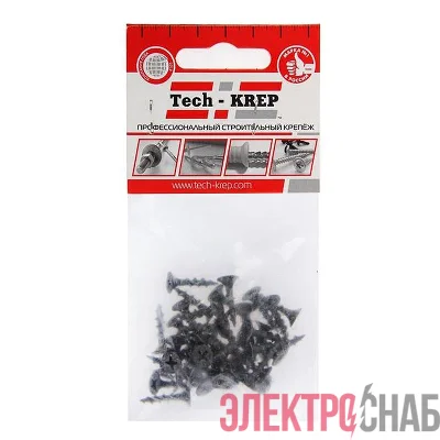 Саморез гипсокартон-дерево 3.8х19 (пакет) (уп.40шт) Tech-Krep/Zitar 102369