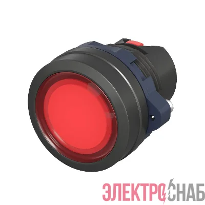 Головка кнопки плоская прозрачная без фиксации красн. DKC M22P-FMLRP