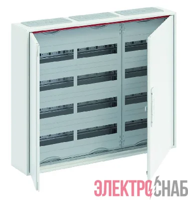 CA34VZEU Шкаф 144 М навесной IP44, 650x800x160  с  расстоянием между DIN-рейками 125 мм и винтовыми 2CPX052190R9999