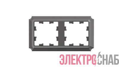 Рамка 2-м AtlasDesign Antique универс. мокко SE ATN100602