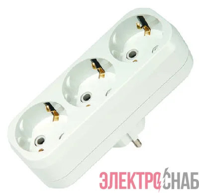 Разветвитель 3-м с заземл. Makel 10033