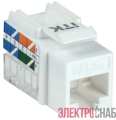Модуль Keystone Jack кат.5E UTP 110 IDC 90град. ITK CS1-1C5EU-11