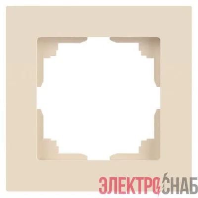 Рамка 1-м СП Accent 6-501-02 сл. кость Intro Б0063736