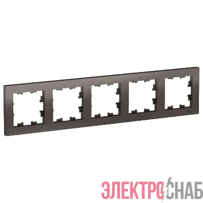 Рамка 5-м AtlasDesign универс. мокко SE ATN000605