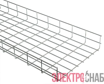 Лоток проволочный усиленный 500х85 L3000 сталь 5мм оцинк. IEK CLWU10-085-500-3