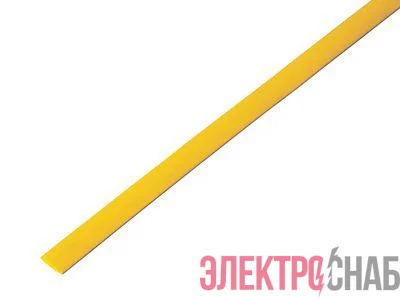 Трубка термоусадочная 6.0/3.0 1м желт. Rexant 20-6002