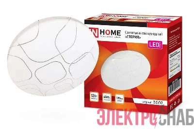 Светильник светодиодный DECO ГЛОРИЯ 12Вт 6500К 1080лм 230В 210х65мм IN HOME 4690612022222