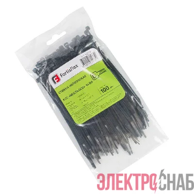 Хомут нейлоновый КСС MULTILOCK 4х150 черн. (уп.100шт) Fortisflex 102315