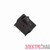 Выключатель клавишный 250В 6А (2с) ON-OFF черн. Mini (RWB-201; SC-768) Rexant 36-2110