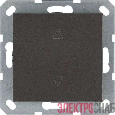 Выключатель для жалюзи 1-кл. 10А IP20 механизм мокко Jasmart G3018Z