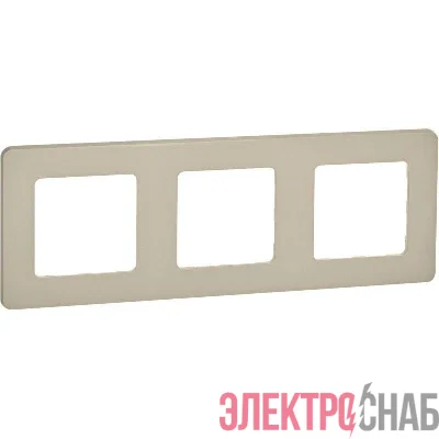 Рамка 3-м Inspiria сл. кость IEK 673951