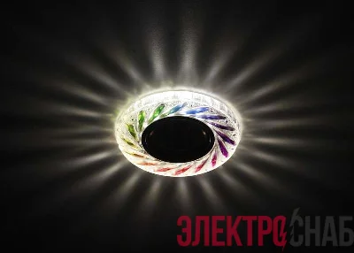 Светильник DK LD13 SL RGB/WH декор cо светодиодной подсветкой MR16 мультиколор ЭРА Б0028090
