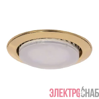 Светильник Montana 53 0 04 slim штампов. неповорот. GX53 тонкий зол. ИТАЛМАК IT8788