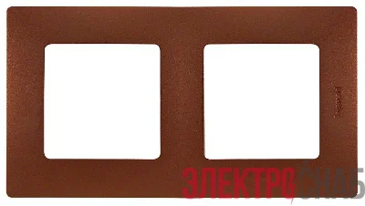 Рамка 2-м СП Etika IP20 какао IEK 672572