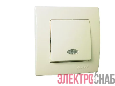 Выключатель 1-кл. Lillium с подсветкой Makel 32010021