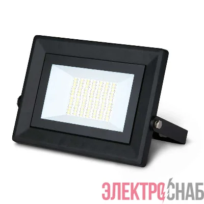 Прожектор светодиодный Elementary Led Qplus 50Вт IP65 6500К черн. Gauss 613511350