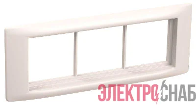 Рамка 6мод. с суппортом 60мм бел. PRIMER IEK CKK-40D-RSU6-060-K01