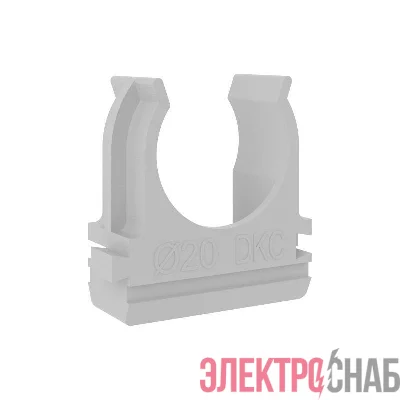 Держатель для труб (клипса) d20мм с защелкой DKC 51020
