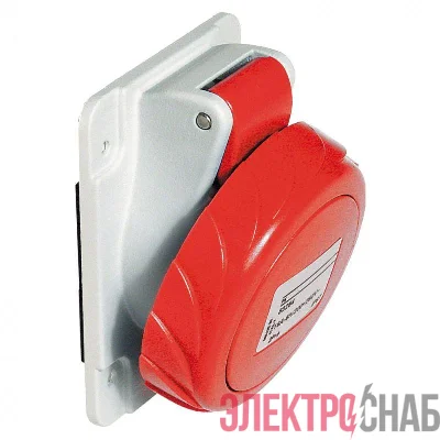 Розетка СП угл. 16А 380В 3P+N+E винт. клеммы IP67 SchE PKF16F735