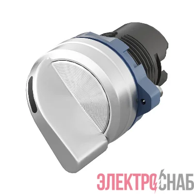 Головка переключателя на 2 положения с возвратом стандартная ручка алюм. черн. DKC M22S-M2A