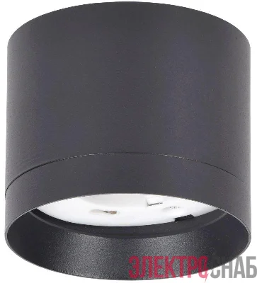 Светильник 4015 накладной потолочный под лампу GX53 черн. IEK LT-UPB0-4015-GX53-1-K02