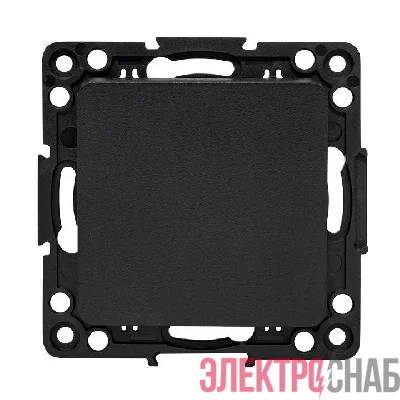 Выключатель 1-кл. Стокгольм 10А винтов. клеммы механизм черн. PROxima EKF EZV10-021-20
