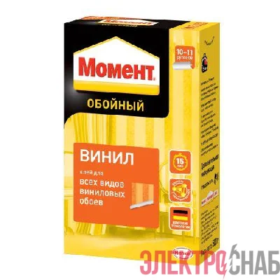 Клей обойный "Момент Винил" 500г Момент Б0034798