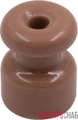 Изолятор ОП керамика капучино (уп.50шт) Bironi R1-551-016-50