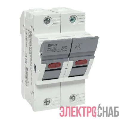 Предохранитель-разъединитель DF 14х51 2п (тип ПВЦ) EKF df142-e
