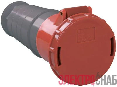 Розетка кабельная 63А 380В 3P+PE+N ССИ-235 IP54 IEK PSR22-063-5