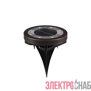 Светильник 4000К садовый на солнечн. батарее GAUSS GS001