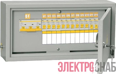 Щит ОЩВ-3-63-12-0 (ВВ63А 12х16А) IP31 IEK MSM10-3N-12-31