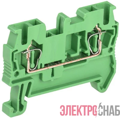 Клемма пружинная КПИ 2в-2.5 31А зел. IEK YZN11-002-K06