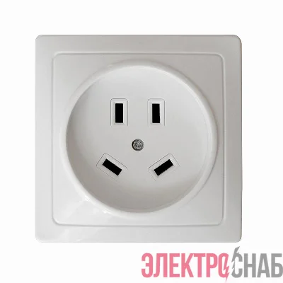 Розетка 1-м ОП 32А 440В IP20 3P+N для плиты с заземл. бел. Universal 5316