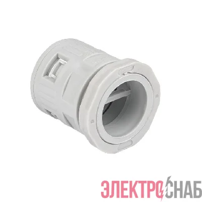 Коннектор для гофр. трубы 32мм (уп.10шт) Plast EKF kn-t-32