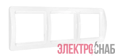 Рамка 3-м Валери гор. бел. UNIVersal ВР003Г