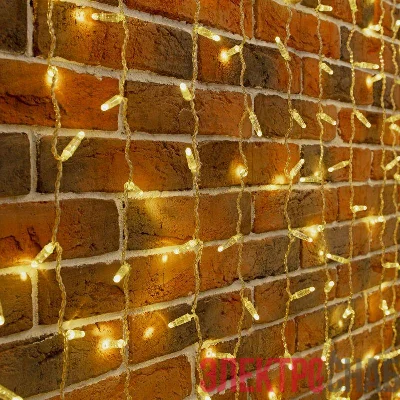 Гирлянда светодиодная &amp;amp;amp;amp;amp;amp;amp;amp;amp;amp;amp;amp;amp;amp;amp;amp;amp;amp;quot;Занавес&amp;amp;amp;amp;amp;amp;amp;amp;amp;amp;amp;amp;amp;amp;amp;amp;amp;amp;quot; 2х9м 1200LED тепл. бел. 230В IP65 эффект мерцания провод ПВХ прозр. с
