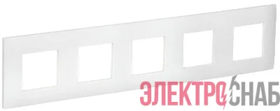 Рамка 5-м SKANDY SK-F05W арктич. бел. IEK SK-M52-K01