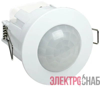 Детектор движения ДД 201 1200Вт 360град. 6М IP20 бел. IEK LDD11-201-1200-001