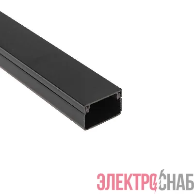 Кабель-канал 20х10 L2000 черн. Rexant 28-2010-8