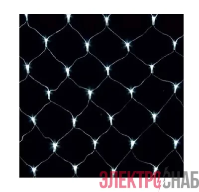 Гирлянда сетка светодиодная ULD-N2520-240/TWK WHITE IP67 с эффектом мерцания 25х2м соединяемая 240LED бел. свет провод бел. Uniel UL-00001354