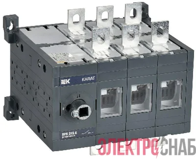 Выключатель-разъединитель ВРК 3п 315А реверс. без рукоятки KARAT IEK KA-VR20-3-0315