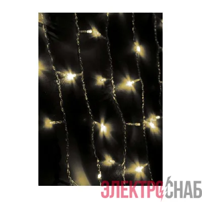Гирлянда занавес уличный 2.5х1.2м 220В IP54 бел. Космос KOC_CUR624LED_W