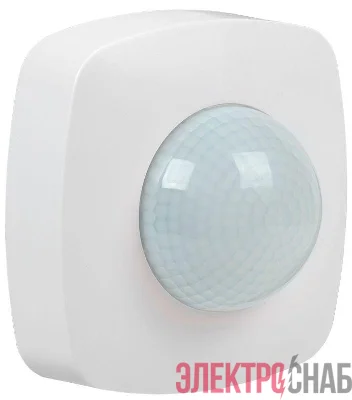Датчик движения ДД 023 2000Вт угол обз. 360град. 20м IP20 бел. IEK LDD11-023-2000-001